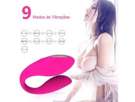 Vibrador de casal  longa distncia (via APP) - Ela - SI - Importado