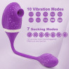 Vibran vibrador feminino Vibrador Dupla Penetrao Para Casais Massageador Adulto Brinquedos Sexuais 9 Frequncias Erticas ab1