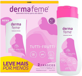 Dermafeme Sabonete Lquido ntimo Teen 200Ml Branco 2 Unidades