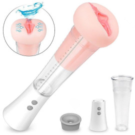 Masturbador E Bomba Vagina Em Cyber Com Vibro E Suco Sexy Hand