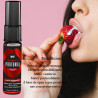 Spray Comestvel Beijvel Garganta Profunda Sabor Morango para sexo Oral Sexy Shop Intt 15 ML