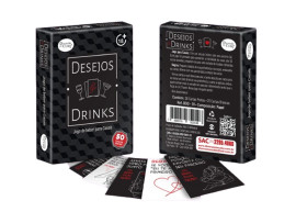 Jogo de Cartas Desejos e Drinks - Diverso ao cubo