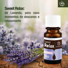 Kit 2x Oleo Essencial Sweet Relax Akmos Terapeutico Lavanda