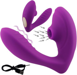 Vibrador e Suco com 10 Velocidades Para Mulheres Sugador Clitris Estimulador Ertico