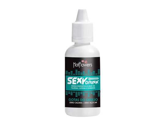 Energtico Sexy Drink Gotas do Desejo 15ml - Hot Flowers