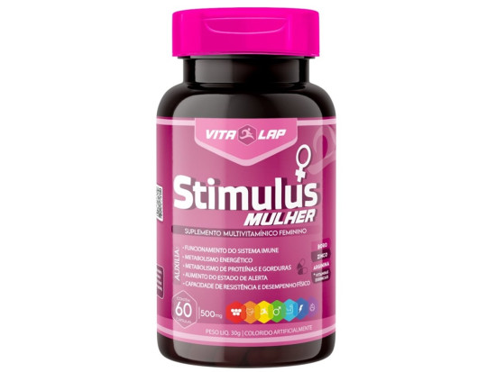 Suplemento Multivitamnico Stimulus Mulher com 60 Capsulas - La Pimienta