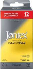 JONTEX SENSAO PELE COM PELE 12 UN