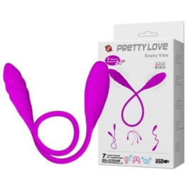 Vibrador Duplo Resistente A gua Snaky Vibe - Pretty Love