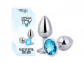 Plug de metal com joia tamanho Pequeno (7,0 x 2,8 cm) - VibraToy