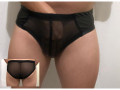 Cueca transparente com cirr nas laterais - Hot Brasil 