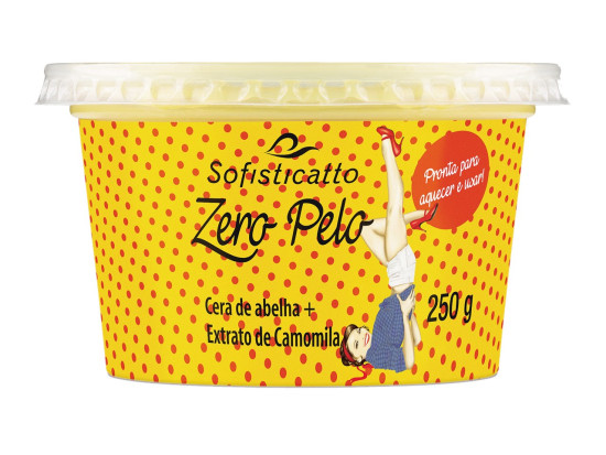 Cera depilatria Zero Pelo 250g - Sofisticatto