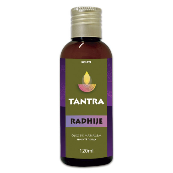 Tantra Radhije leo Vegetal para Massagem Tntrica 120ml Kalya