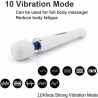 Vibrador Massageador Recarregvel com 10 Modos de Vibrao Vibrador feminino clitris chupador