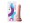 Prtese 18,5 x 3,5 cm com ventosa e vibrador externo - Soulsex