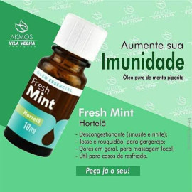 Oleo fresch mint akmos oleo teraputico 10 ml.