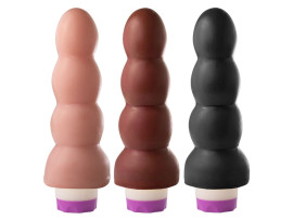 Plug bol 15,5 x 5 cm com vibrador interno - Soulsex