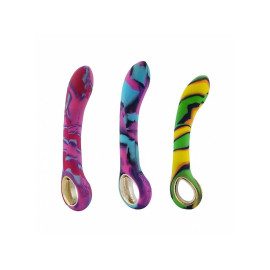 Vibrador De Ponto G Recarreg�vel Colorido - Lealso 18,8X4,5Cm (10 Vibra��es)