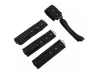 Kit bondage em couro sint�tico (4 amarras) - Brasil Fetiche