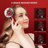 Breo Escova massageadora para couro cabeludo Scalp3, massageador de cabelo Shiatsu com impermevel, massageador eltrico de cabea sem fio para couro cabeludo e cabelo, massagem porttil em casa para
