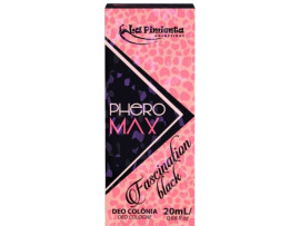 Perfume feminino Phero Max Fascination Black 20ml - La Pimienta