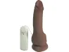 Pr�tese massageador com vibrador 16 x 3,5 cm - Prazer e Cia