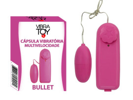 C�psula vibrat�ria Bullet com fio - VibraToy