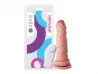 Prtese 15,5 x 4 cm com ventosa e vibrador externo - Soulsex