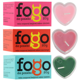 Vela Fogo Da Paix�o Beij�vel 20g - Sexy Fantasy