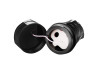 Masturbador Cyber Skin Flashlight em Formato de Boca com Vibrador - VM