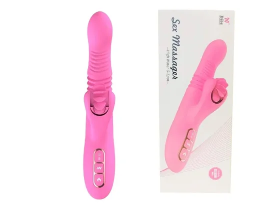 Vibrador com Estimulador de Clit�ris e Aquecimento Recarreg�vel - VibraToy