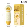 Mini Vibrador Recarreg�vel Com 10 Modos De Vibra��o 13,3Cm