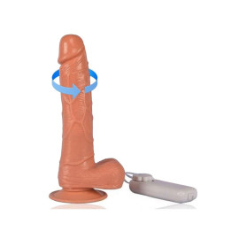 Pr�tese Rotativa Com Escroto E Ventosa 17 X 4Cm