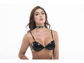 Coleira em Couro Tri - Sexy Fantasy