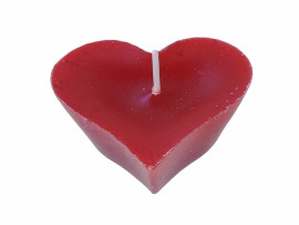 Vela aromtica em formato de corao grande Hot Brasil
