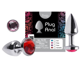 Plug Anal em ABS Prata - Divers�o ao cubo