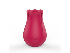 Vibrador de Suc��o Formato Rosa Dina