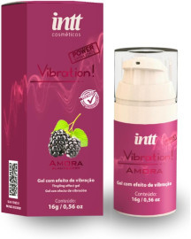 Gel Beijavel Vibration Power Extra Forte Amora 17ml Intt Excitante Vibrante com Jambu