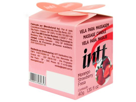 Vela beijvel Morango 30g - Intt