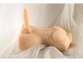 Masturbador Meio Corpo Masculino com Pnis (Ref. 90) - VibraToy