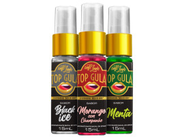 Gel Comest�vel e Dessensibilizante de Garganta Top Gula 15 ml Spray - Soft Love