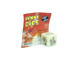 Dado funny dice (brilha no escuro) - Divers�o ao cubo