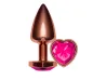 Plug Anal Unique Ros� em Formato de Cora��o - La Pimienta