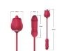 Vibrador de Ponto G e Clit�ris em Formato de Rosa