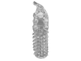 Capa Peniana P�rola com Detalhe na Ponta em Silicone - VibraToy 