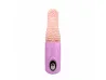 Vibrador em Formato L�ngua com C�psula auxiliar recarreg�vel - VibraToy
