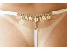 Calcinha com texto em strass atr�s - Doce olhar