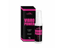 Gel Beijvel com Sabor Tutti Fruti Vibro Power 15g - Hot Flowers