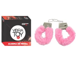 Algema de metal com pel�cia - VibraToy