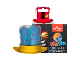 Bolinha Excitante Six Ball Fire Ice com 6 Unidades - Soft Love