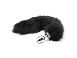 Plug Anal Rabo de Raposa - Preto - Tamanho P - SI